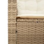 Casa si Gradina - Gradina si terasa - Mobilier exterior - Seturi mobila gradina - Canapea de gradina cu masa/perne, forma de L, poliratan bej - Infinity.ro