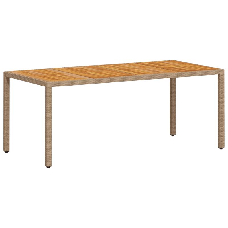 Casa si Gradina - Gradina si terasa - Mobilier exterior - Seturi mobila gradina - Set mobilier gradina cu perne 9 piese bej poliratan/lemn acacia - Infinity.ro
