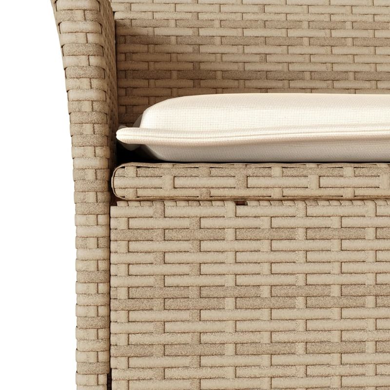 Casa si Gradina - Gradina si terasa - Mobilier exterior - Seturi mobila gradina - Set mobilier gradina cu perne 9 piese bej poliratan/lemn acacia - Infinity.ro
