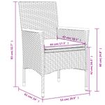 Casa si Gradina - Gradina si terasa - Mobilier exterior - Seturi mobila gradina - Set mobilier gradina cu perne 9 piese bej poliratan/lemn acacia - Infinity.ro