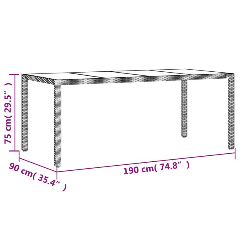Casa si Gradina - Gradina si terasa - Mobilier exterior - Seturi mobila gradina - Set mobilier gradina cu perne 9 piese bej poliratan/lemn acacia - Infinity.ro