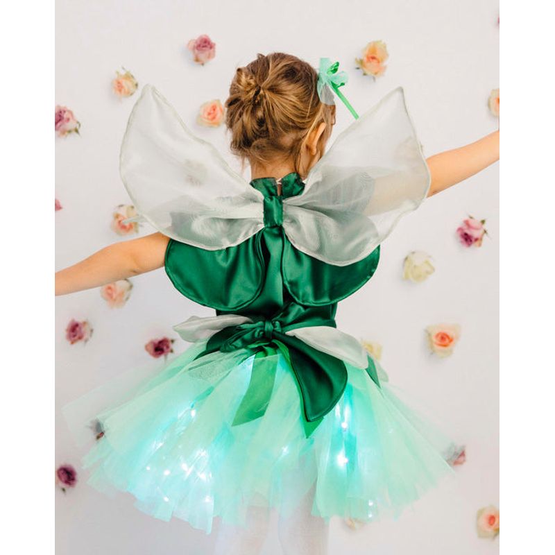 Fashion, accesorii si bijuterii - Copii - Imbracaminte copii - Fuste copii - Fustita cu Luminite, CLOPOTICA, Zana Primaverii Licurici - 2-3 ani (92-98 cm), Tulle extra soft - Infinity.ro