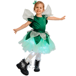 Fashion, accesorii si bijuterii - Copii - Imbracaminte copii - Fuste copii - Fustita cu Luminite, CLOPOTICA, Zana Primaverii Licurici - 2-3 ani (92-98 cm), Tulle extra soft - Infinity.ro