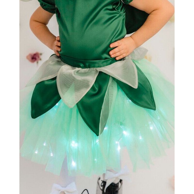 Fashion, accesorii si bijuterii - Copii - Imbracaminte copii - Fuste copii - Fustita cu Luminite, CLOPOTICA, Zana Primaverii Licurici - 2-3 ani (92-98 cm), Tulle normal - Infinity.ro