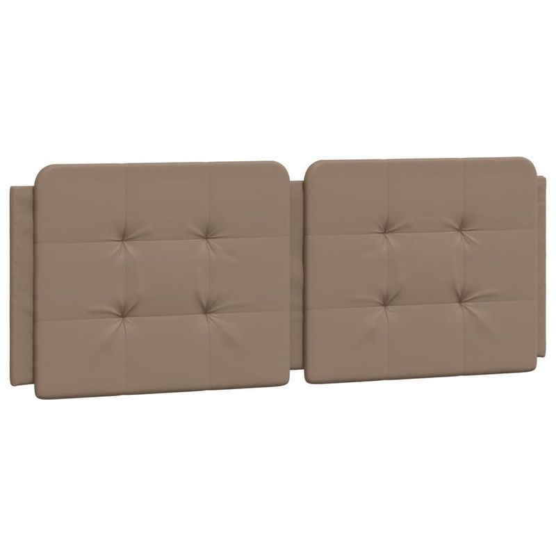 Casa si Gradina - Mobilier - Paturi si accesorii - Paturi - Cadru de pat cu tablie, cappuccino, 140x200 cm, piele ecologica - Infinity.ro