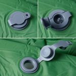 Sport si Outdoor - Camping - Saltele si accesorii pentru somn - Saltele camping - Saltea de camping auto-gonflabila, cu perna integrata, verde - Infinity.ro