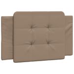 Casa si Gradina - Mobilier - Paturi si accesorii - Paturi - Cadru de pat cu tablie, cappuccino, 90x200 cm, piele ecologica - Infinity.ro