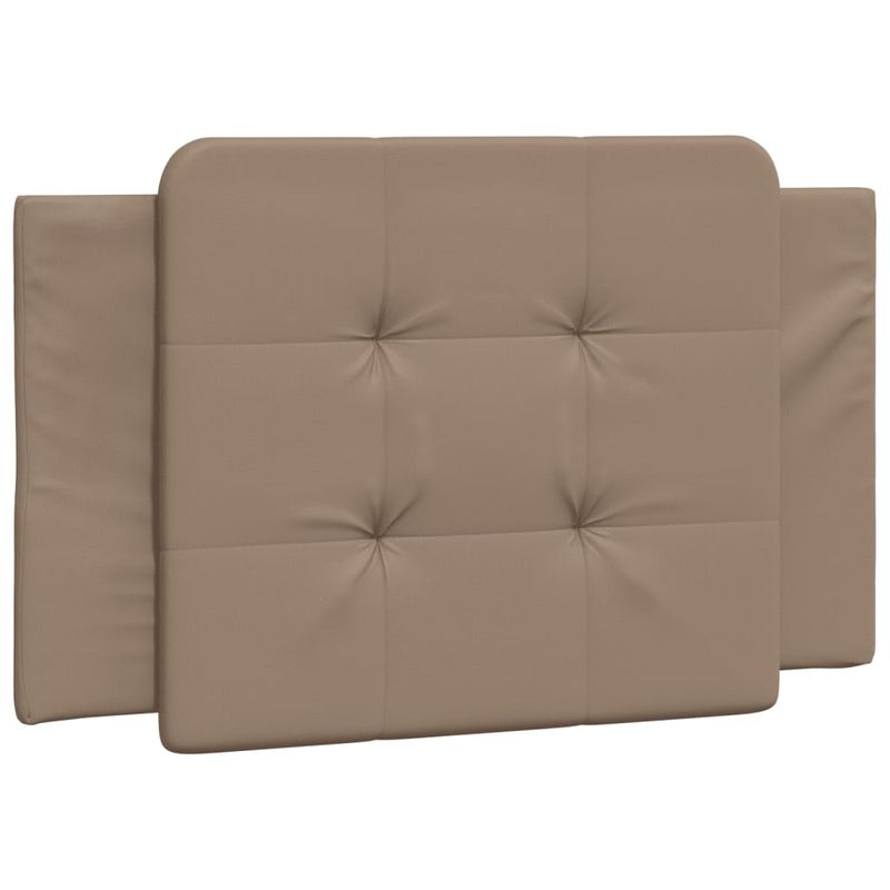 Casa si Gradina - Mobilier - Paturi si accesorii - Paturi - Cadru de pat cu tablie, cappuccino, 90x200 cm, piele ecologica - Infinity.ro