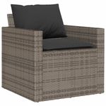 Casa si Gradina - Gradina si terasa - Mobilier exterior - Seturi mobila gradina - Set canapea de gradina cu perne, 4 piese, gri, poliratan - Infinity.ro