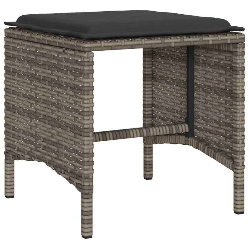 Casa si Gradina - Gradina si terasa - Mobilier exterior - Seturi mobila gradina - Set canapea de gradina cu perne, 4 piese, gri, poliratan - Infinity.ro