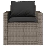 Casa si Gradina - Gradina si terasa - Mobilier exterior - Seturi mobila gradina - Set canapea de gradina cu perne, 4 piese, gri, poliratan - Infinity.ro