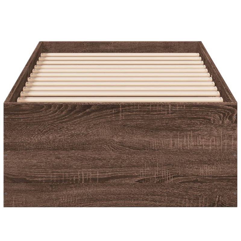 Casa si Gradina - Mobilier - Paturi si accesorii - Paturi - Cadru de pat, stejar maro, 90x190 cm, lemn prelucrat - Infinity.ro