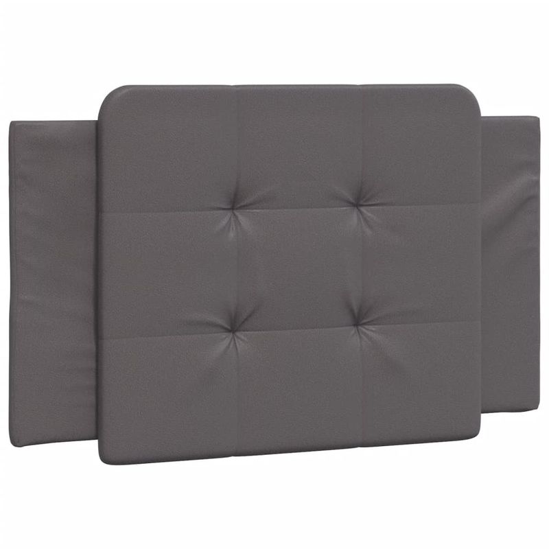 Casa si Gradina - Mobilier - Paturi si accesorii - Paturi - Cadru de pat cu lumini LED, gri, 100x200 cm, piele ecologica - Infinity.ro