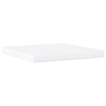 Casa si Gradina - Mobilier - Paturi si accesorii - Paturi - Pat cu saltea, crem, 200x200 cm, textil - Infinity.ro