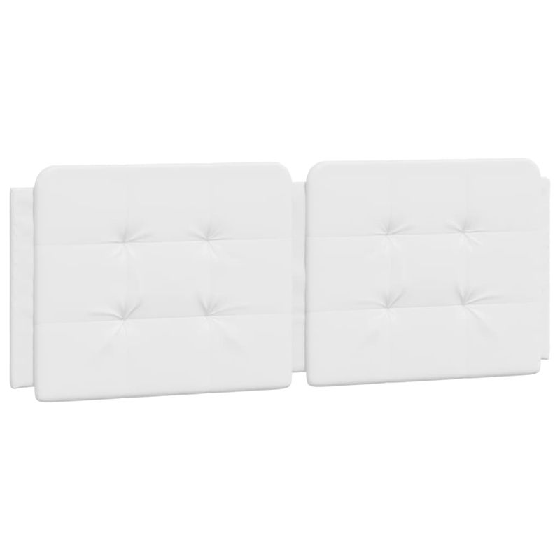 Casa si Gradina - Mobilier - Paturi si accesorii - Paturi - Pat cu saltea, alb, 140x200 cm, piele ecologica - Infinity.ro