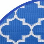 Casa si Gradina - Textile si covoare - Covoare - Covoare casa - Covor de exterior, albastru, Ø120 cm, PP - Infinity.ro