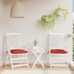 Casa si Gradina - Textile si covoare - Perne si pilote - Perne decorative - Perne de scaun, 2 buc., rosu, 40x40x7 cm, textil oxford - Infinity.ro