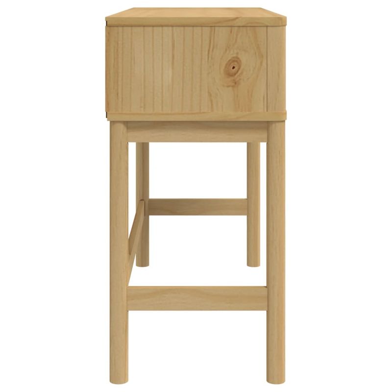 Casa si Gradina - Mobilier - Comode si corpuri - Console - Masuta consola FLORO maro ceara 89,5x36,5x73 cm lemn masiv pin - Infinity.ro