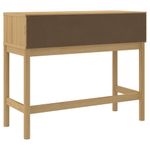 Casa si Gradina - Mobilier - Comode si corpuri - Console - Masuta consola FLORO maro ceara 89,5x36,5x73 cm lemn masiv pin - Infinity.ro