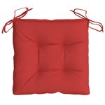 Casa si Gradina - Textile si covoare - Perne si pilote - Perne decorative - Perne de scaun, 2 buc., rosu, 40x40x7 cm, textil oxford - Infinity.ro