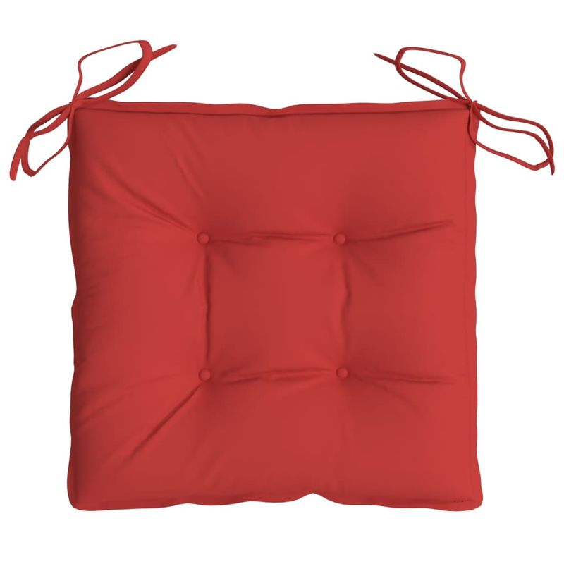 Casa si Gradina - Textile si covoare - Perne si pilote - Perne decorative - Perne de scaun, 2 buc., rosu, 40x40x7 cm, textil oxford - Infinity.ro