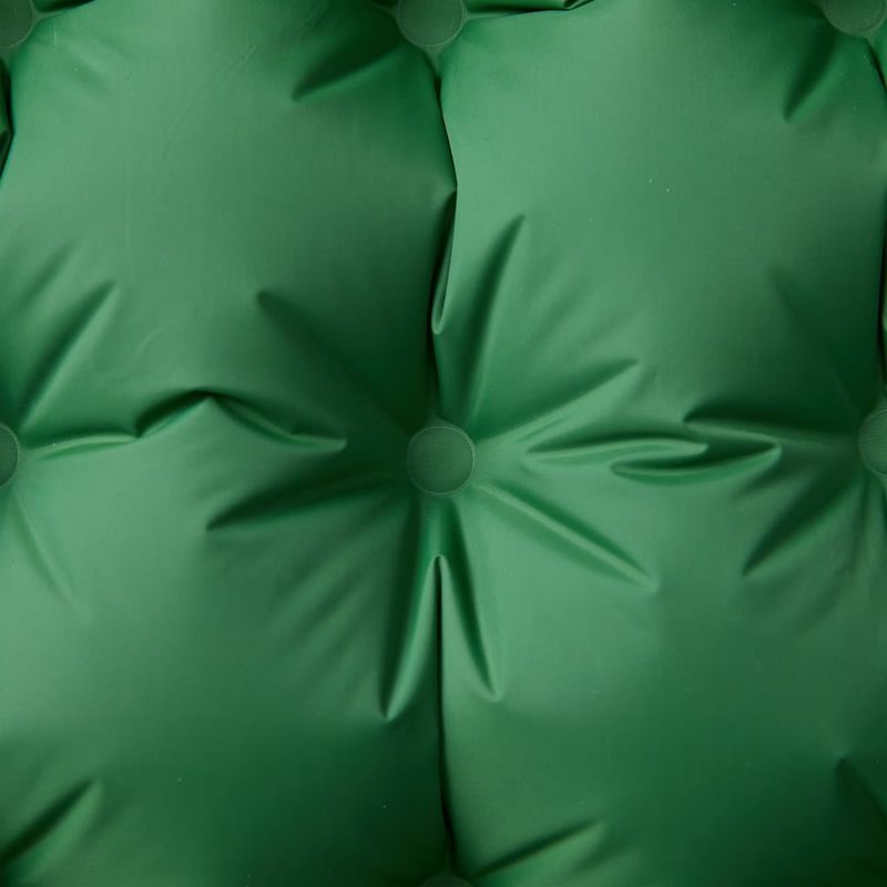 Sport si Outdoor - Camping - Saltele si accesorii pentru somn - Saltele camping - Saltea de camping auto-gonflabila cu perna integrata, verde - Infinity.ro