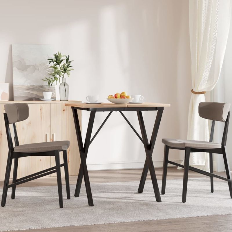 Casa si Gradina - Mobilier - Feronerie si accesorii mobila - Picioare masa de sufragerie X-Frame 60x50x73 cm Fonta - Infinity.ro