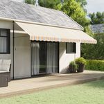 Casa si Gradina - Gradina si terasa - Umbrele si pavilioane - Umbrele - Panza de rezerva copertina, dungi multicolore, 5x3,5 m - Infinity.ro
