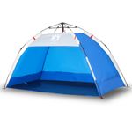 Sport si Outdoor - Camping - Corturi camping - Cort camping 4 persoane albastru azur impermeabil setare rapida - Infinity.ro