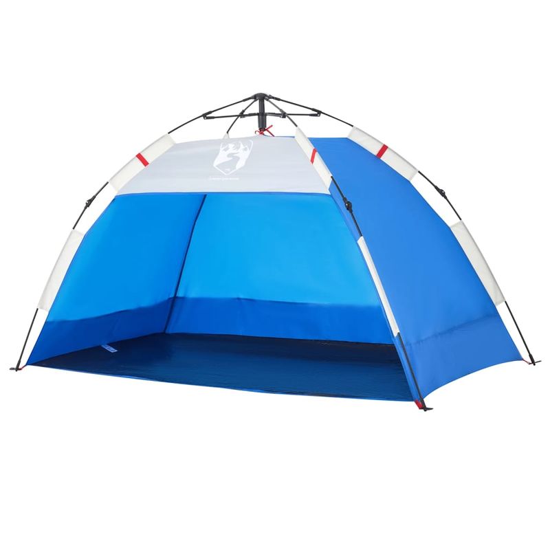 Sport si Outdoor - Camping - Corturi camping - Cort camping 4 persoane albastru azur impermeabil setare rapida - Infinity.ro