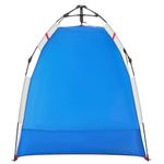 Sport si Outdoor - Camping - Corturi camping - Cort camping 4 persoane albastru azur impermeabil setare rapida - Infinity.ro