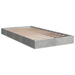Casa si Gradina - Mobilier - Paturi si accesorii - Paturi - Cadru de pat, gri beton, 100x200 cm, lemn prelucrat - Infinity.ro