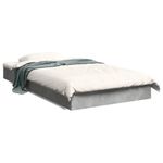 Casa si Gradina - Mobilier - Paturi si accesorii - Paturi - Cadru de pat, gri beton, 100x200 cm, lemn prelucrat - Infinity.ro