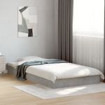 Casa si Gradina - Mobilier - Paturi si accesorii - Paturi - Cadru de pat, gri beton, 100x200 cm, lemn prelucrat - Infinity.ro