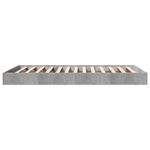 Casa si Gradina - Mobilier - Paturi si accesorii - Paturi - Cadru de pat, gri beton, 100x200 cm, lemn prelucrat - Infinity.ro