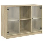 Casa si Gradina - Mobilier - Comode si corpuri - Comode - Servanta, stejar sonoma, 102x37x75,5 cm, lemn prelucrat - Infinity.ro