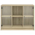 Casa si Gradina - Mobilier - Comode si corpuri - Comode - Servanta, stejar sonoma, 102x37x75,5 cm, lemn prelucrat - Infinity.ro