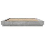 Casa si Gradina - Mobilier - Paturi si accesorii - Paturi - Cadru de pat, gri beton, 160x200 cm, lemn prelucrat - Infinity.ro