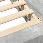 Casa si Gradina - Mobilier - Paturi si accesorii - Paturi - Cadru de pat, gri beton, 160x200 cm, lemn prelucrat - Infinity.ro