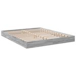 Casa si Gradina - Mobilier - Paturi si accesorii - Paturi - Cadru de pat, gri sonoma, 160x200 cm, lemn prelucrat - Infinity.ro