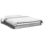 Casa si Gradina - Mobilier - Paturi si accesorii - Paturi - Cadru de pat, gri sonoma, 160x200 cm, lemn prelucrat - Infinity.ro