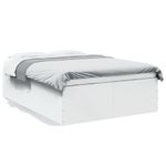Casa si Gradina - Mobilier - Paturi si accesorii - Paturi - Cadru de pat, alb, 140x200 cm, lemn prelucrat - Infinity.ro