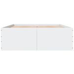 Casa si Gradina - Mobilier - Paturi si accesorii - Paturi - Cadru de pat, alb, 140x200 cm, lemn prelucrat - Infinity.ro