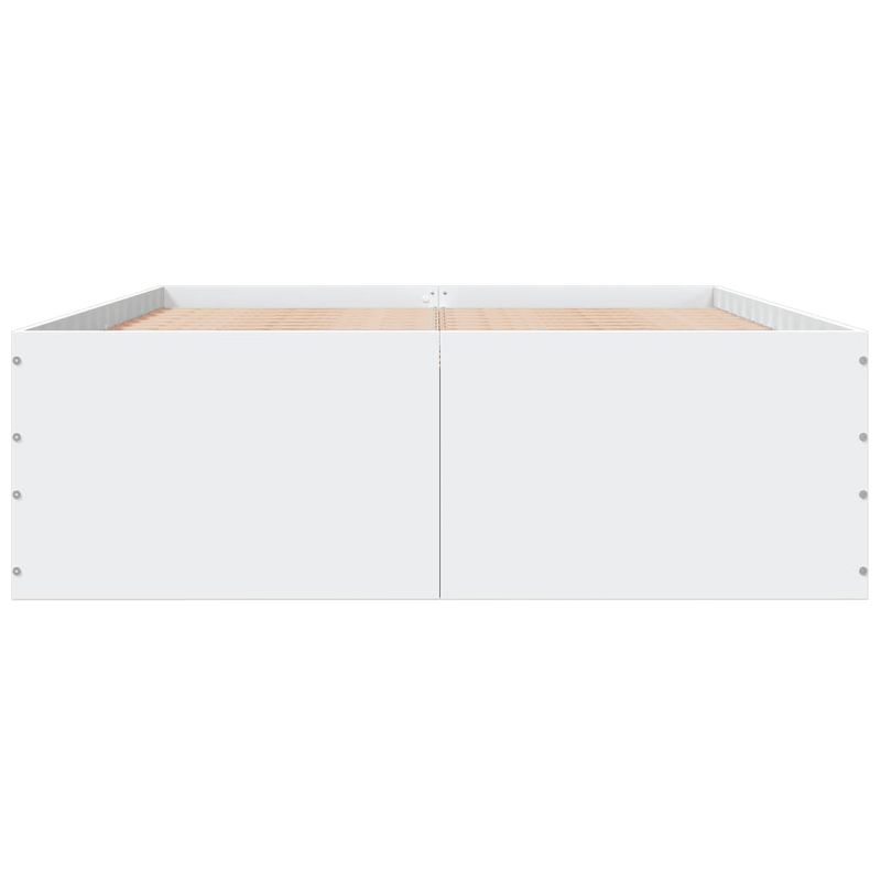Casa si Gradina - Mobilier - Paturi si accesorii - Paturi - Cadru de pat, alb, 140x200 cm, lemn prelucrat - Infinity.ro