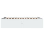 Casa si Gradina - Mobilier - Paturi si accesorii - Paturi - Cadru de pat, alb, 140x200 cm, lemn prelucrat - Infinity.ro