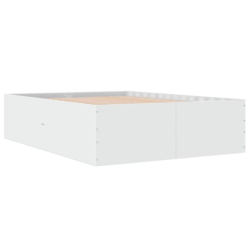 Casa si Gradina - Mobilier - Paturi si accesorii - Paturi - Cadru de pat, alb, 140x200 cm, lemn prelucrat - Infinity.ro