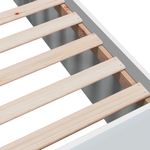 Casa si Gradina - Mobilier - Paturi si accesorii - Paturi - Cadru de pat, alb, 140x200 cm, lemn prelucrat - Infinity.ro