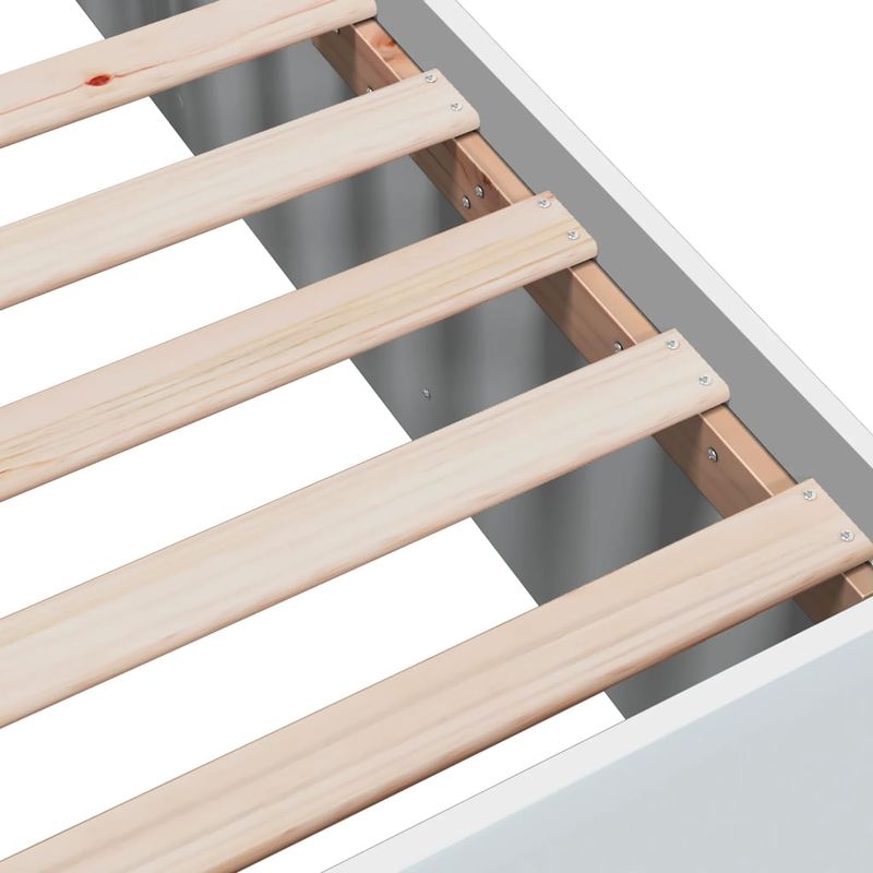 Casa si Gradina - Mobilier - Paturi si accesorii - Paturi - Cadru de pat, alb, 140x200 cm, lemn prelucrat - Infinity.ro