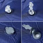 Sport si Outdoor - Camping - Saltele si accesorii pentru somn - Saltele camping - Saltea de camping auto-gonflabila cu perna integrata, bleumarin - Infinity.ro