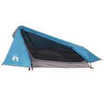 Sport si Outdoor - Camping - Corturi camping - Cort de camping tunel pentru 1 persoana, albastru, impermeabil - Infinity.ro